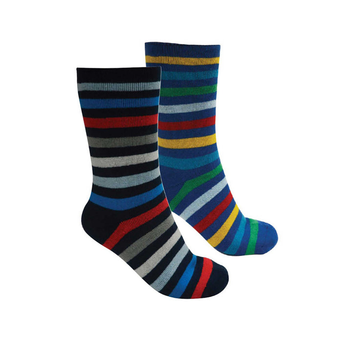 Thomas Cook Thermal Socks Twin Pack - Blue/Dark Navy