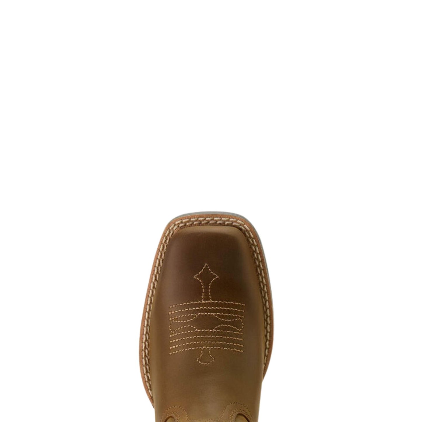 Ariat Youth Tombstone Wide Square Toe Western Boot - Distressed Brown
