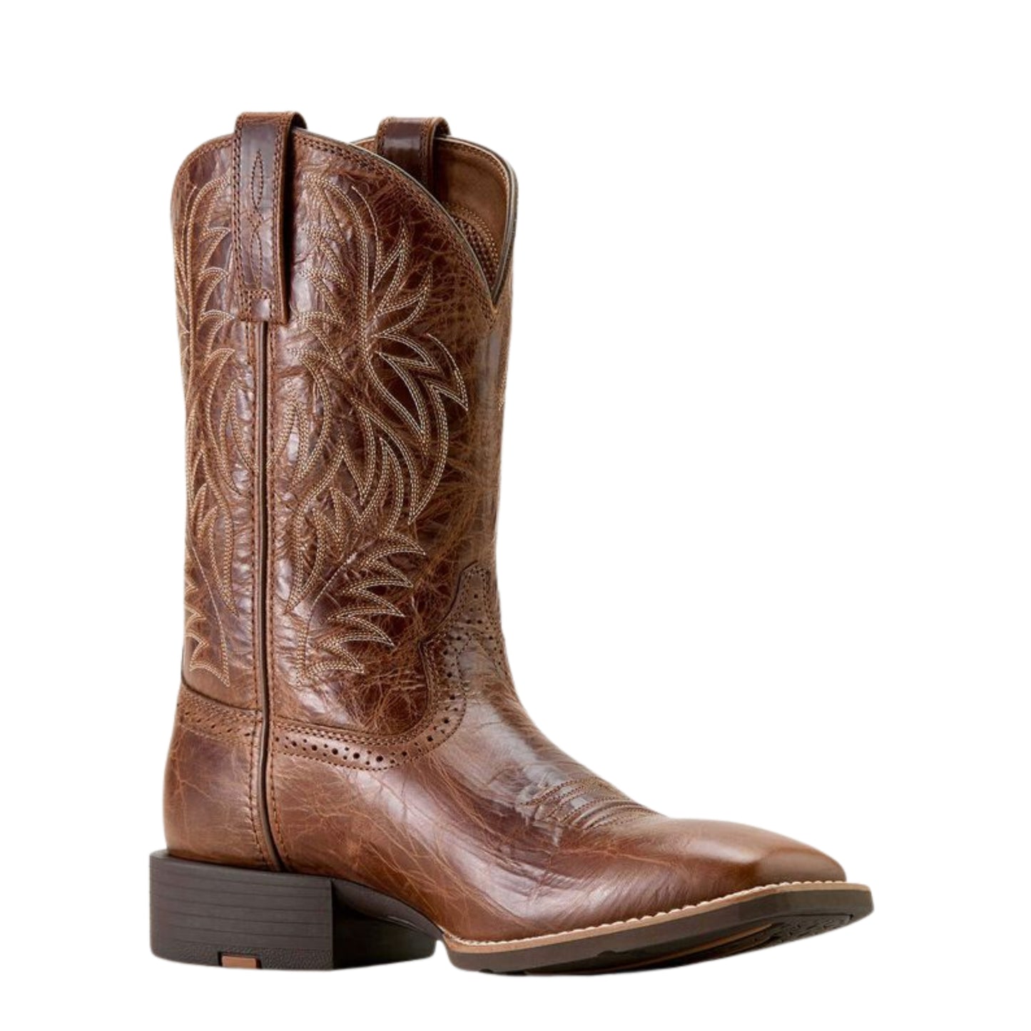 Ariat Men's Sport Wide Square Toe Boots - Dark Tan