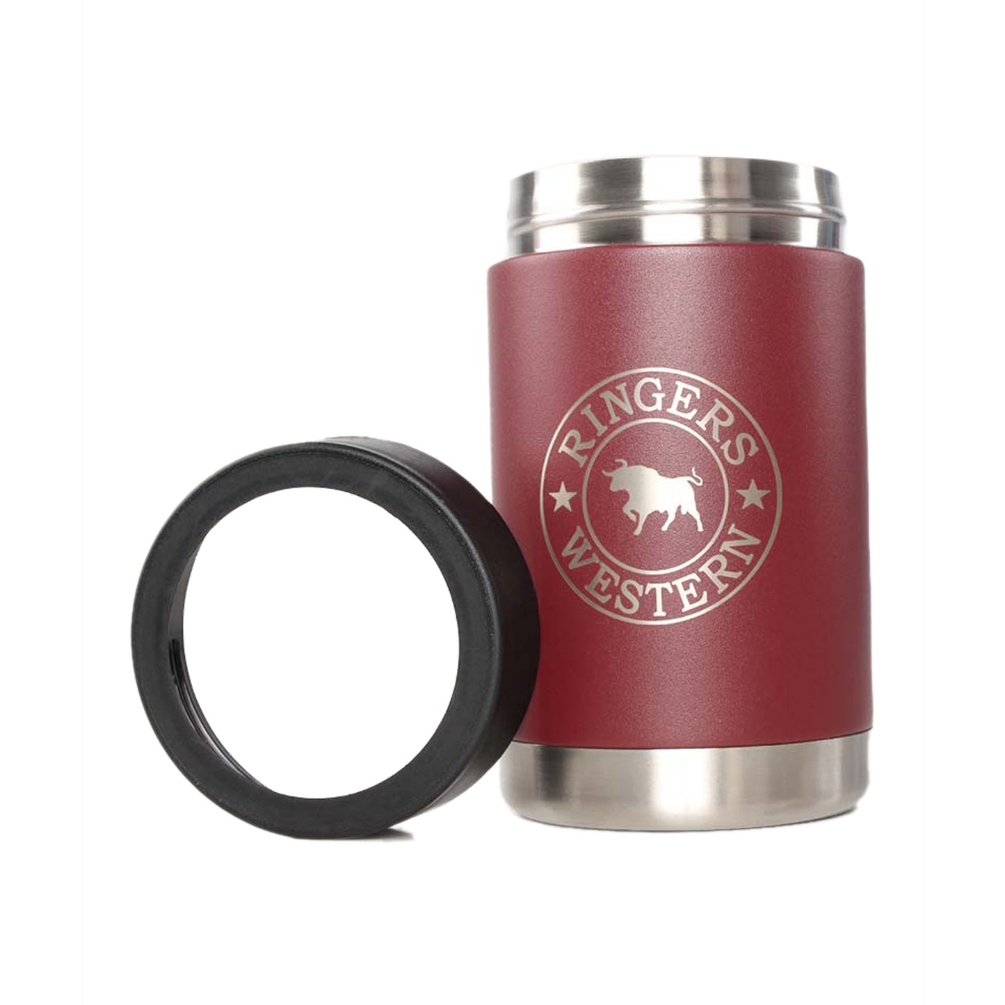 Ringers Western Escape Can Cooler - Maroon