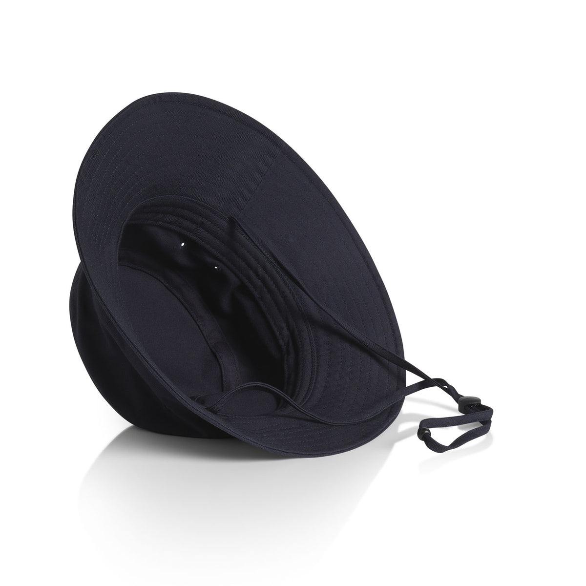AS Colour Nylon Wide Brim Bucket Hat - Navy