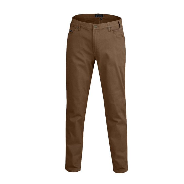 Pilbara Men's Cotton Stretch Jean - Whiskey