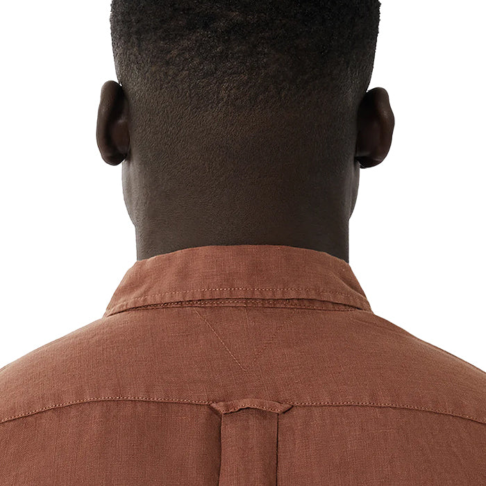 Industrie The Tennyson Linen L/S Shirt - Copper