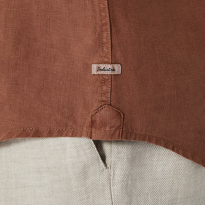 Industrie The Tennyson Linen L/S Shirt - Copper
