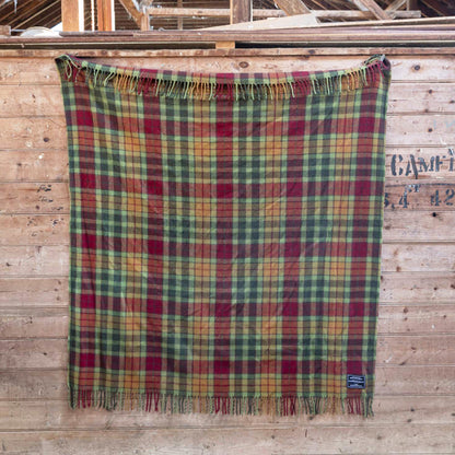 GGCo. Australian Made Heritage Recycled Wool Scottish Tartan Blanket - Maple Ross