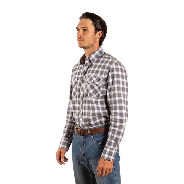 Ringers Western Wilson Men's Dress Shirt - Grey