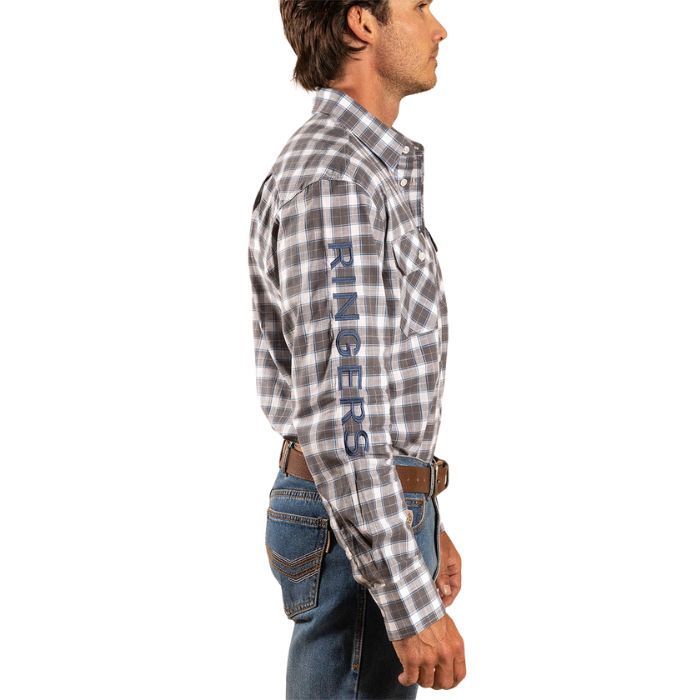 Ringers Western Wilson Men's Dress Shirt - Grey