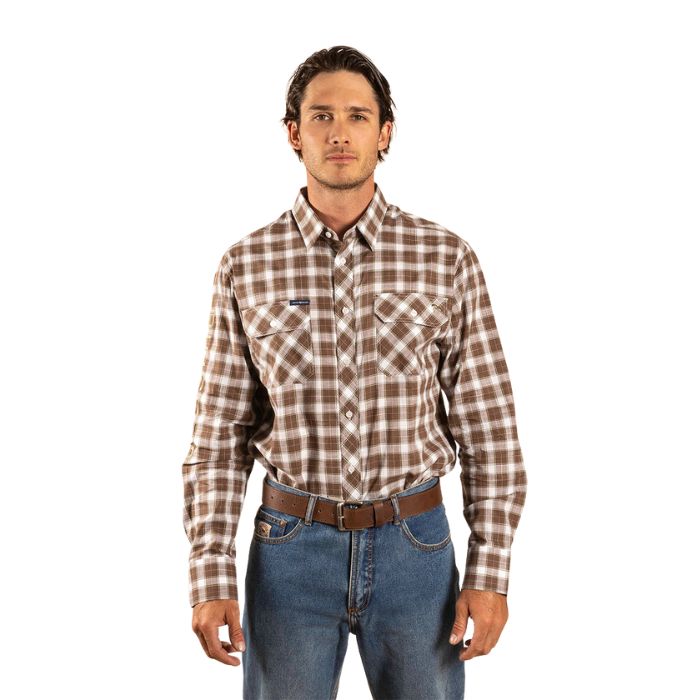Ringers Western Wilson Men's Dress Shirt - Wood