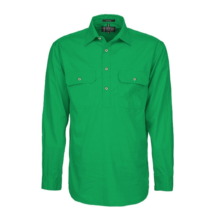 Pilbara Ladies Closed Front L/S Shirts - Dark Colours