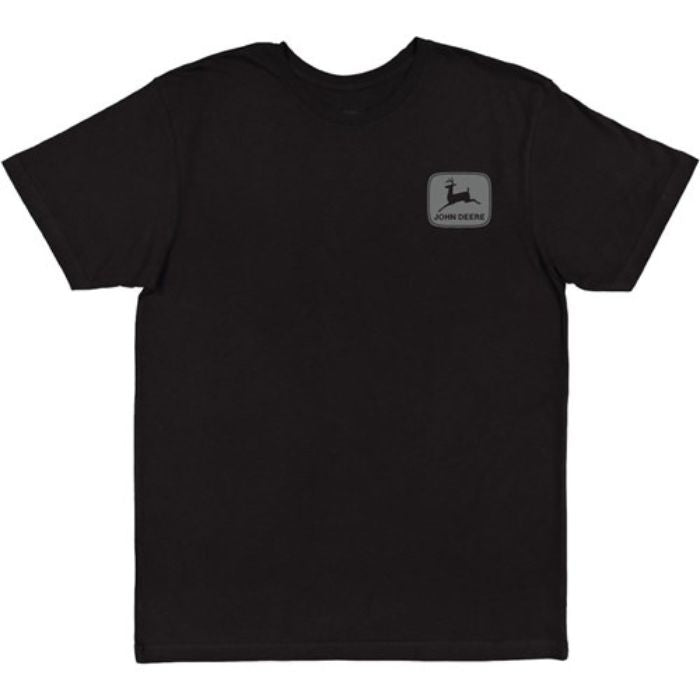 John Deere Nothing Runs Like A Deere" Graphic Tee - Black