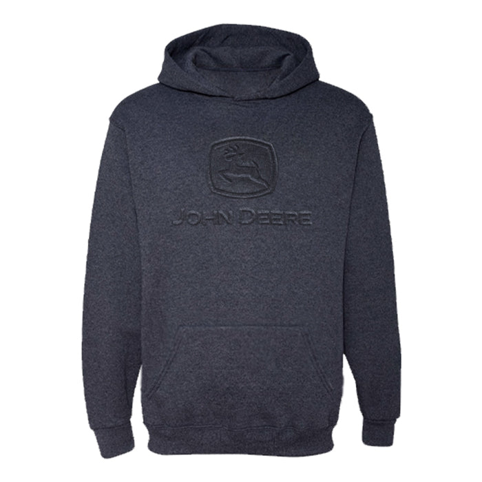 John Deere Men's Logo Embossed Men's Hoodie - Navy