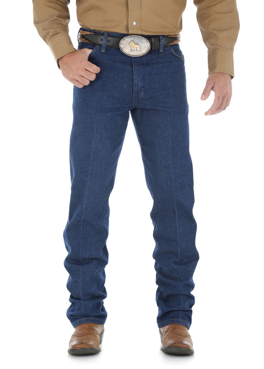 Wrangler Men's Cowboy Cut Original Fit Jean - Prewashed Indigo - 34 Inch Leg