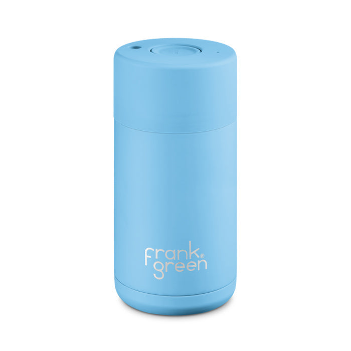 Frank Green 12oz Ceramic Reusable Cup - Sky Blue