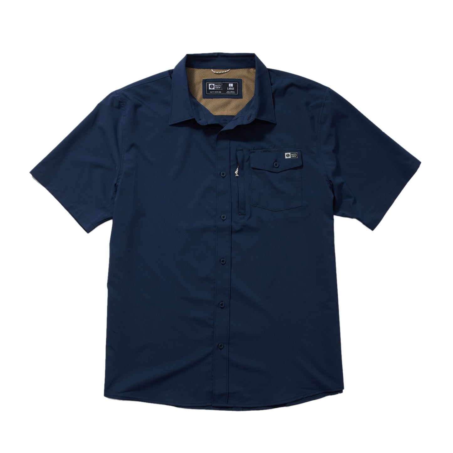 Salty Crew Offshore S/S Tech Woven - Navy