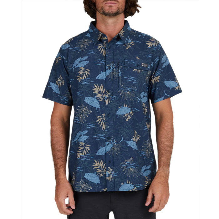 Salty Crew Feeding Frenzy UV Woven - Navy