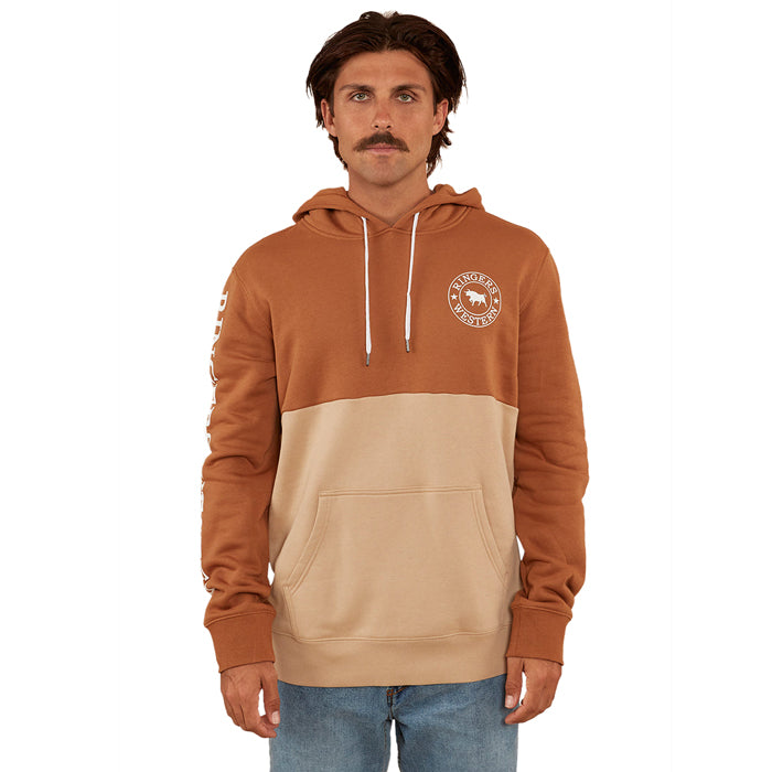 Ringers Western Hahndorf Men's Hoodie - Toffee/Dark Sand