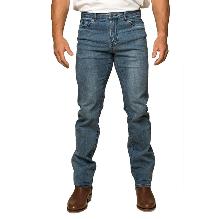 Ringers Western Mitchell Men's Straight Leg Jeans - Light Blue
