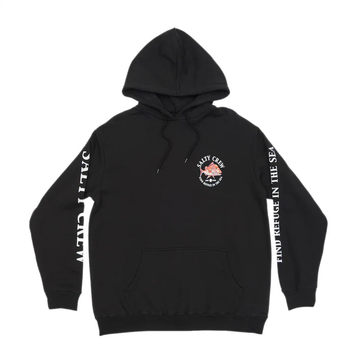 Salty Crew Snap Attack Hoodie - Black
