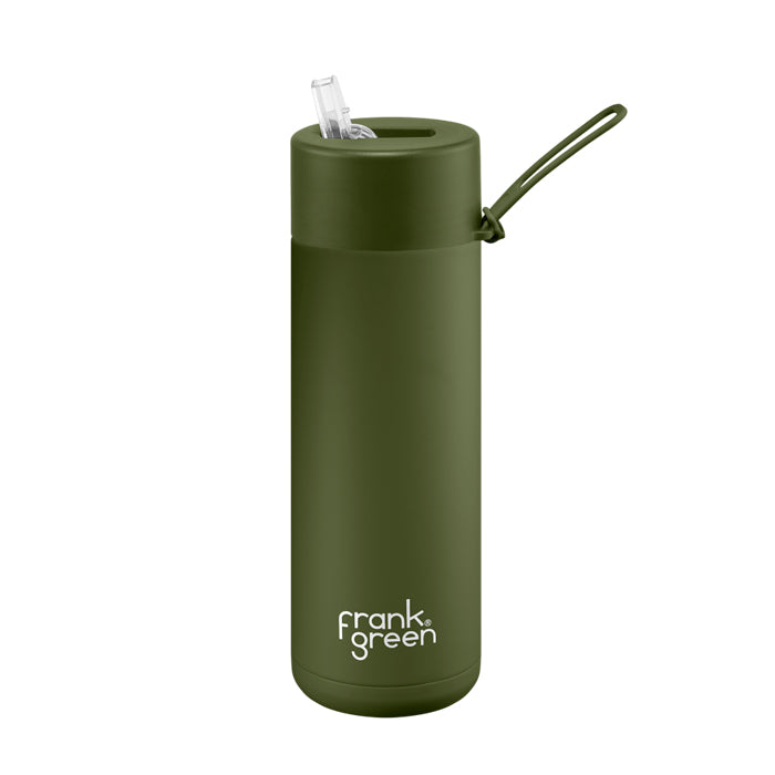 Frank Green 20oz Ceramic Reusable Bottle - Khaki