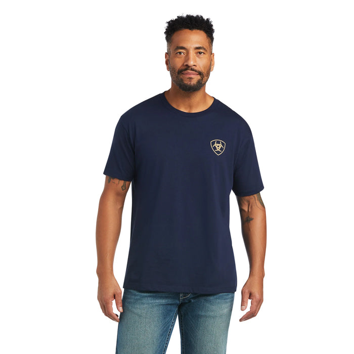 Ariat Men's Monument Sunset T-Shirt - Midnight Navy