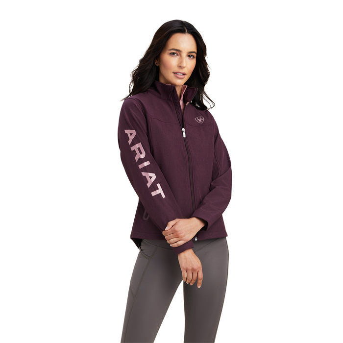 Ariat Women's New Team Softshell Jacket - Mulberry Heather