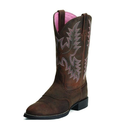 Ariat Women's Heritage Stockman Boots - Driftwood Brown