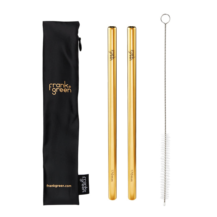 Frank Green Reusable 20oz/34oz Bottle Straw Pack - Midnight