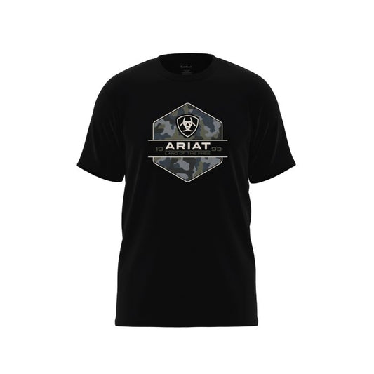 Ariat Kids Ariat Camo Badge T-Shirt - Black