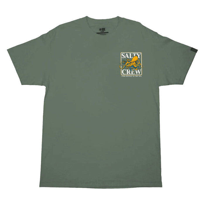 Salty Crew Ink Slinger Standard S/S Tee - Moss