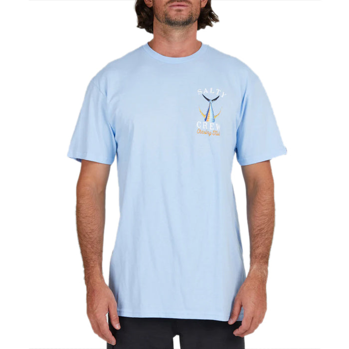 Salty Crew Men's Tailed S/S Tee - Light Blue