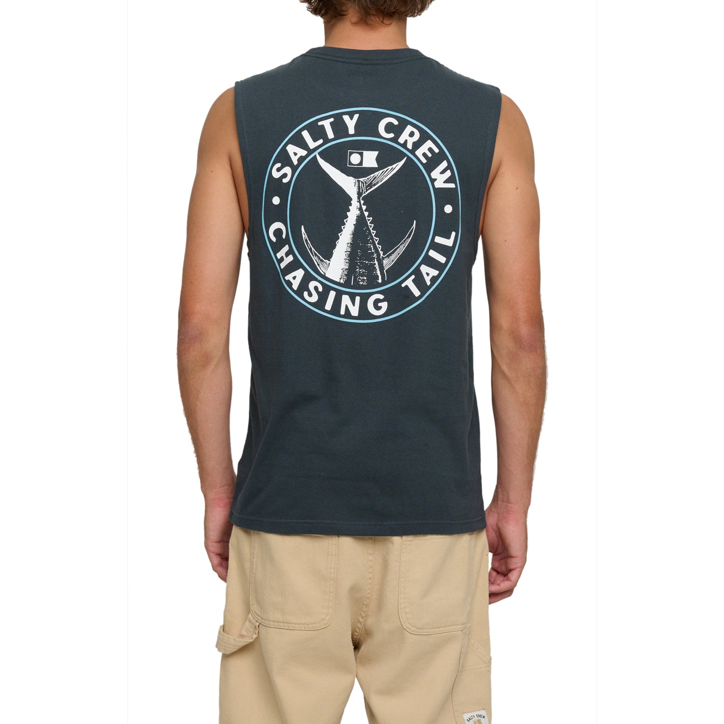Salty Crew Tailgate Muscle Tank - Coal