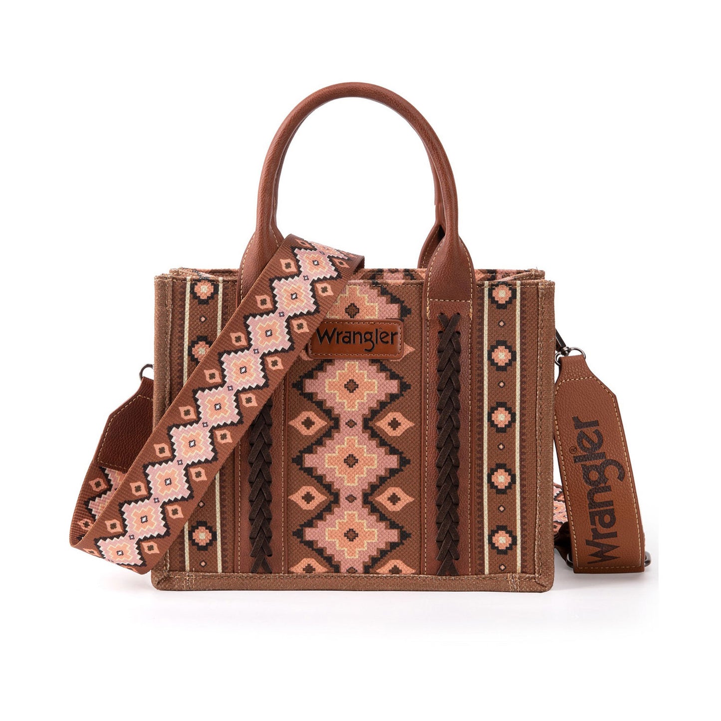 Wrangler Southwestern Crossbody Bag - Brown