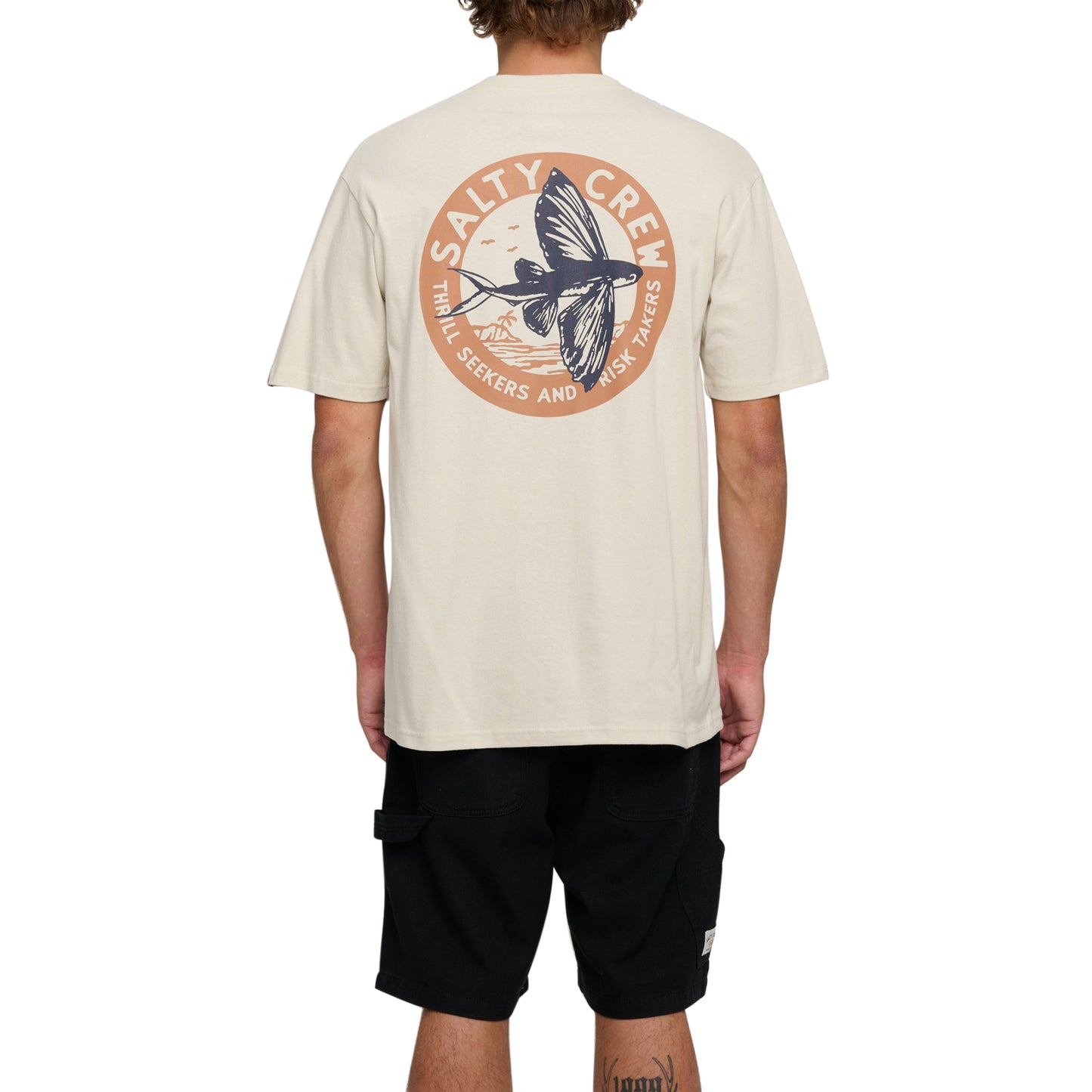 Salty Crew Fly By Standard S/S Tee - Sand