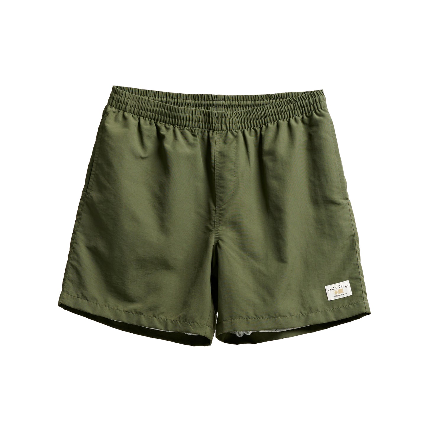 Salty Crew Alpha Flag Watershort - Olive