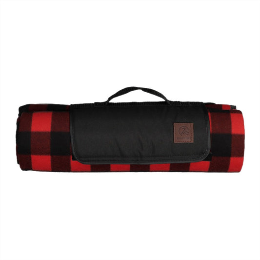 Swanndri Picnic Blanket - Red/Black Check