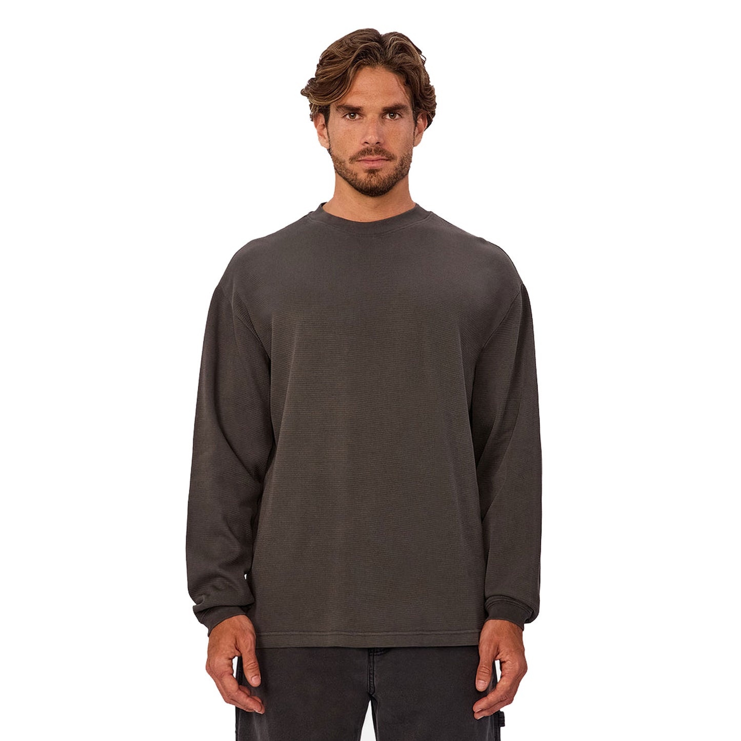 Industrie The Marlon L/S Tee - Onyx