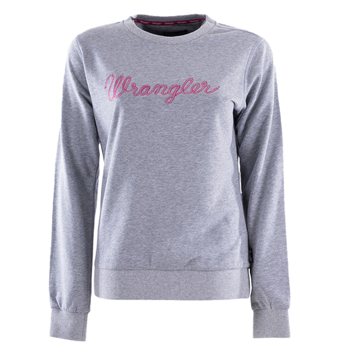 Wrangler Women's Greer Crew - Grey Marle