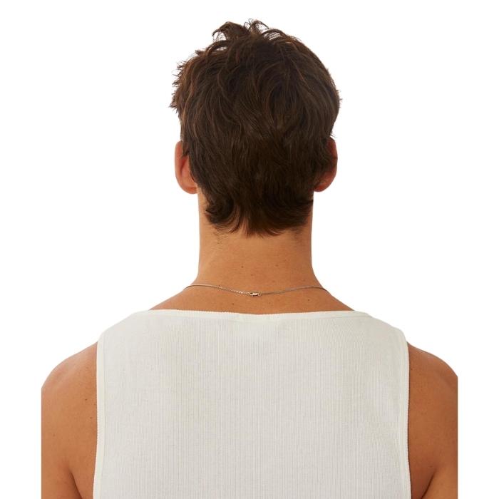 Industrie The Brando Ribbed Singlet - Black
