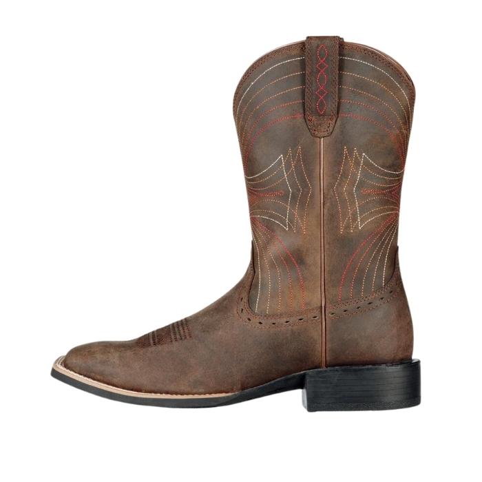 Ariat Men's Sport Wide Square Toe - Distressed Brown