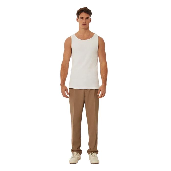 Industrie The Brando Ribbed Singlet - Black