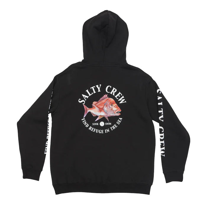 Salty Crew Snap Attack Hoodie - Black
