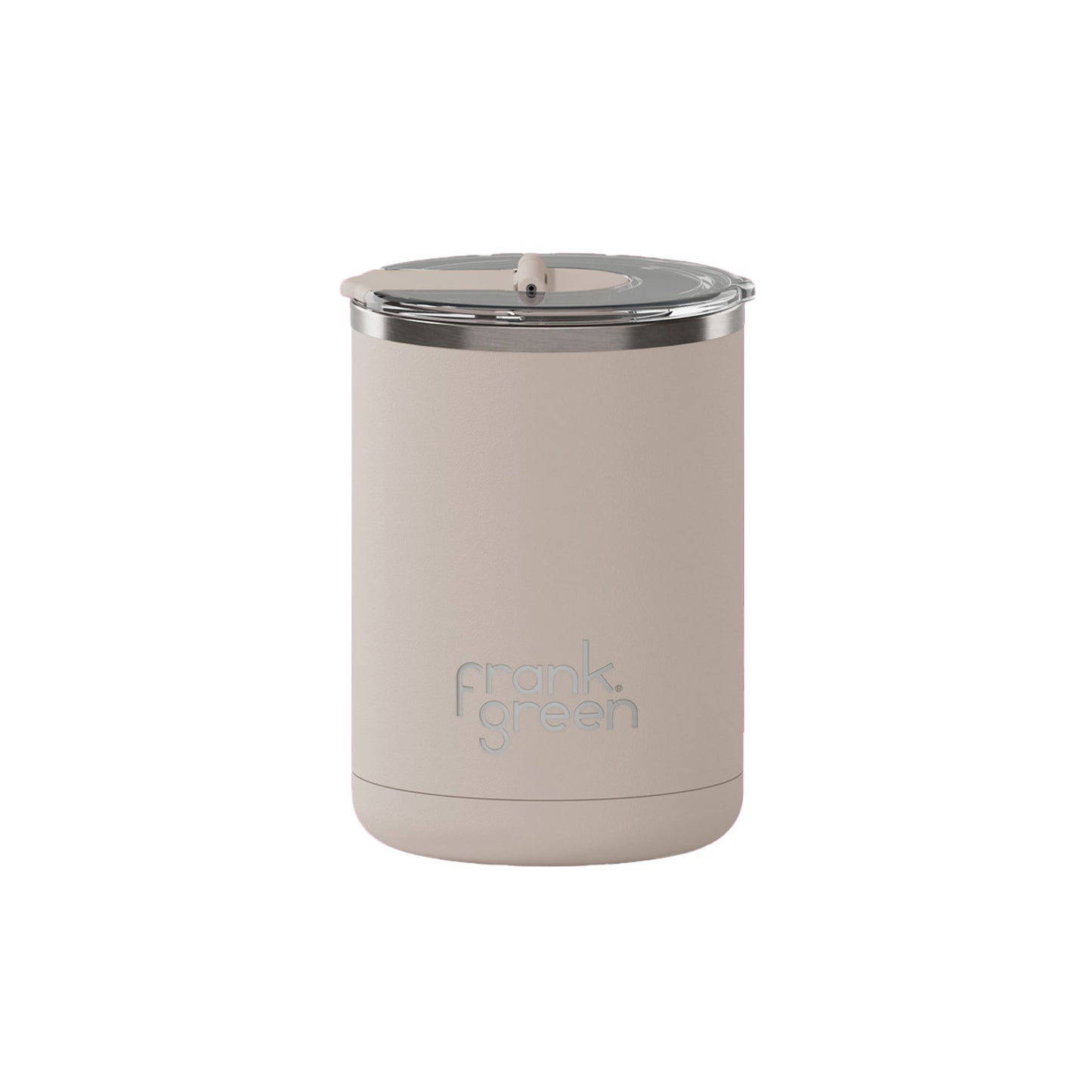 Frank Green 12oz Ceramic Coffee Cup with Hinged Lid - Moon Dust