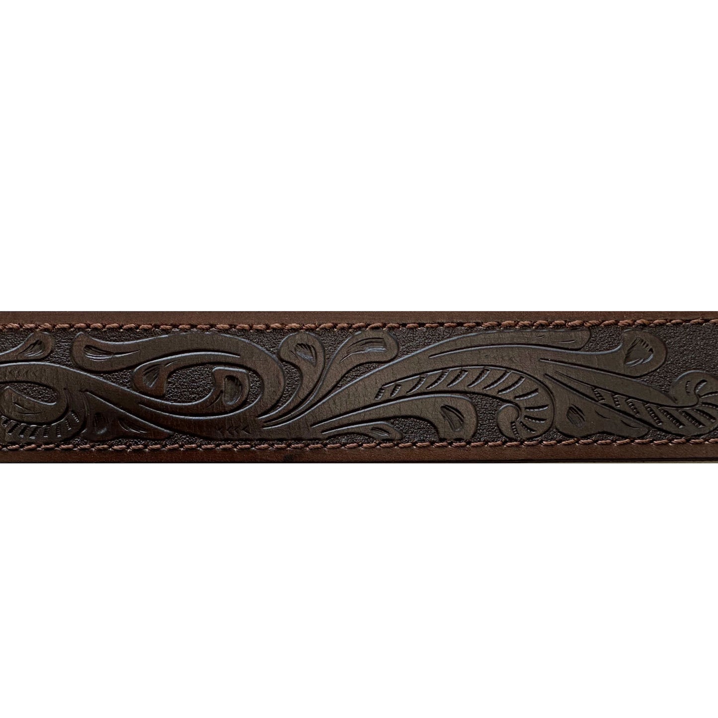 Pilbara Western Dress Buckle Tooled Leather Belt