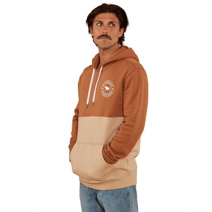 Ringers Western Hahndorf Men's Hoodie - Toffee/Dark Sand