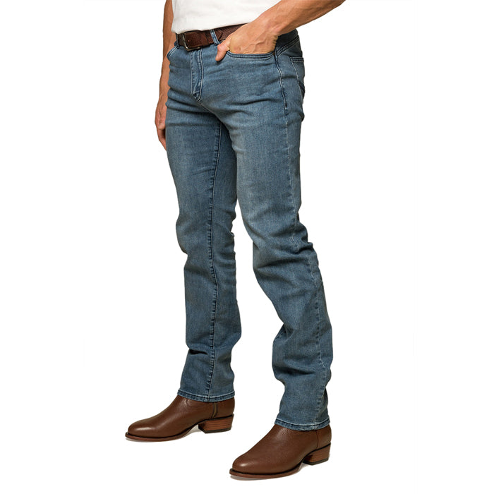 Ringers Western Mitchell Men's Straight Leg Jeans - Light Blue
