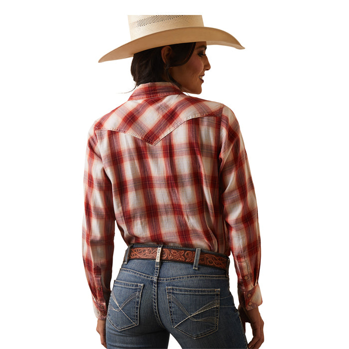 Ariat Women's Real Tulsa Shirt - Tulsa Plaid