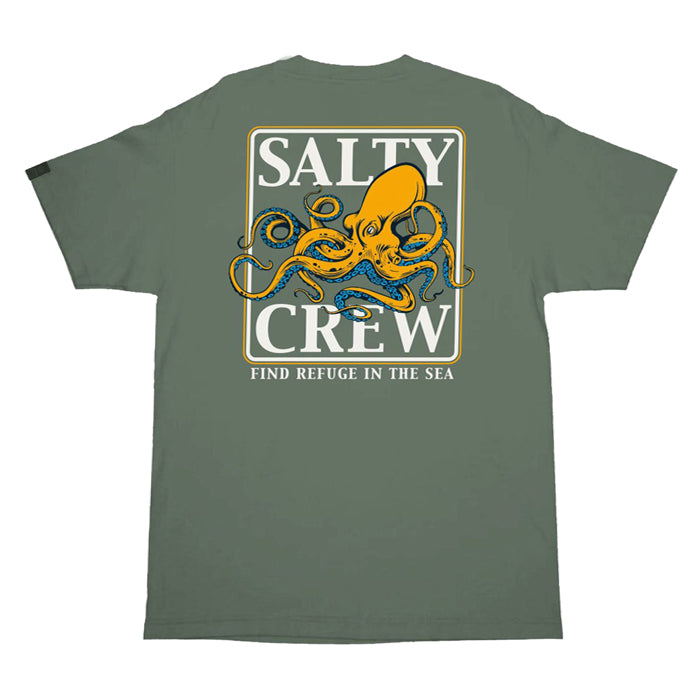 Salty Crew Ink Slinger Standard S/S Tee - Moss