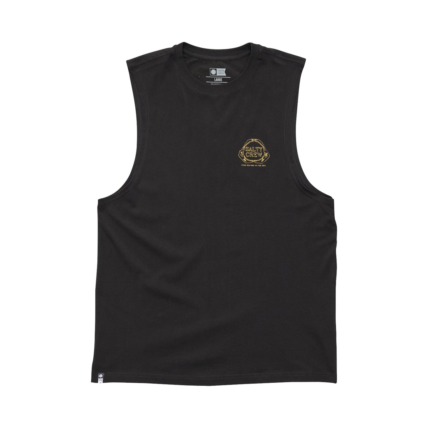 Salty Crew Jawbone Muscle Tank - Vintage Black
