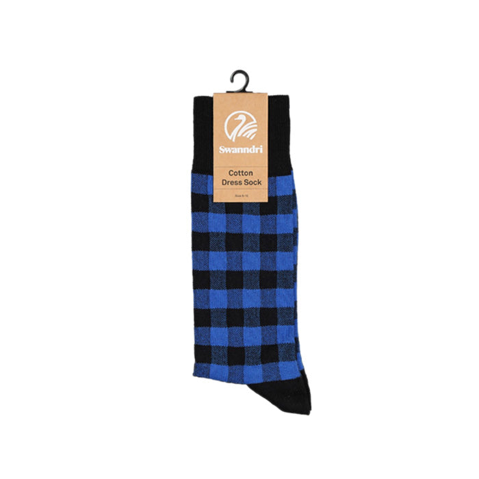 Swanndri Heritage Cotton Sock - Blue/Black