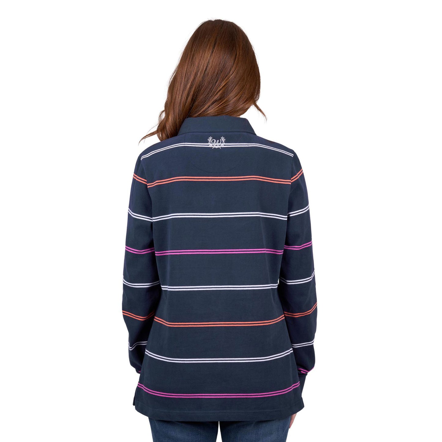 Wrangler Women's Faith Rugby - Navy/Multi